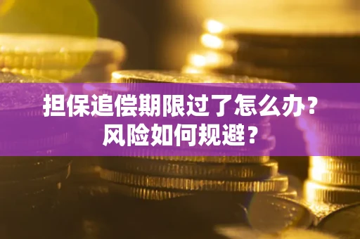 济南担保追偿期限过了怎么办？风险如何规避？